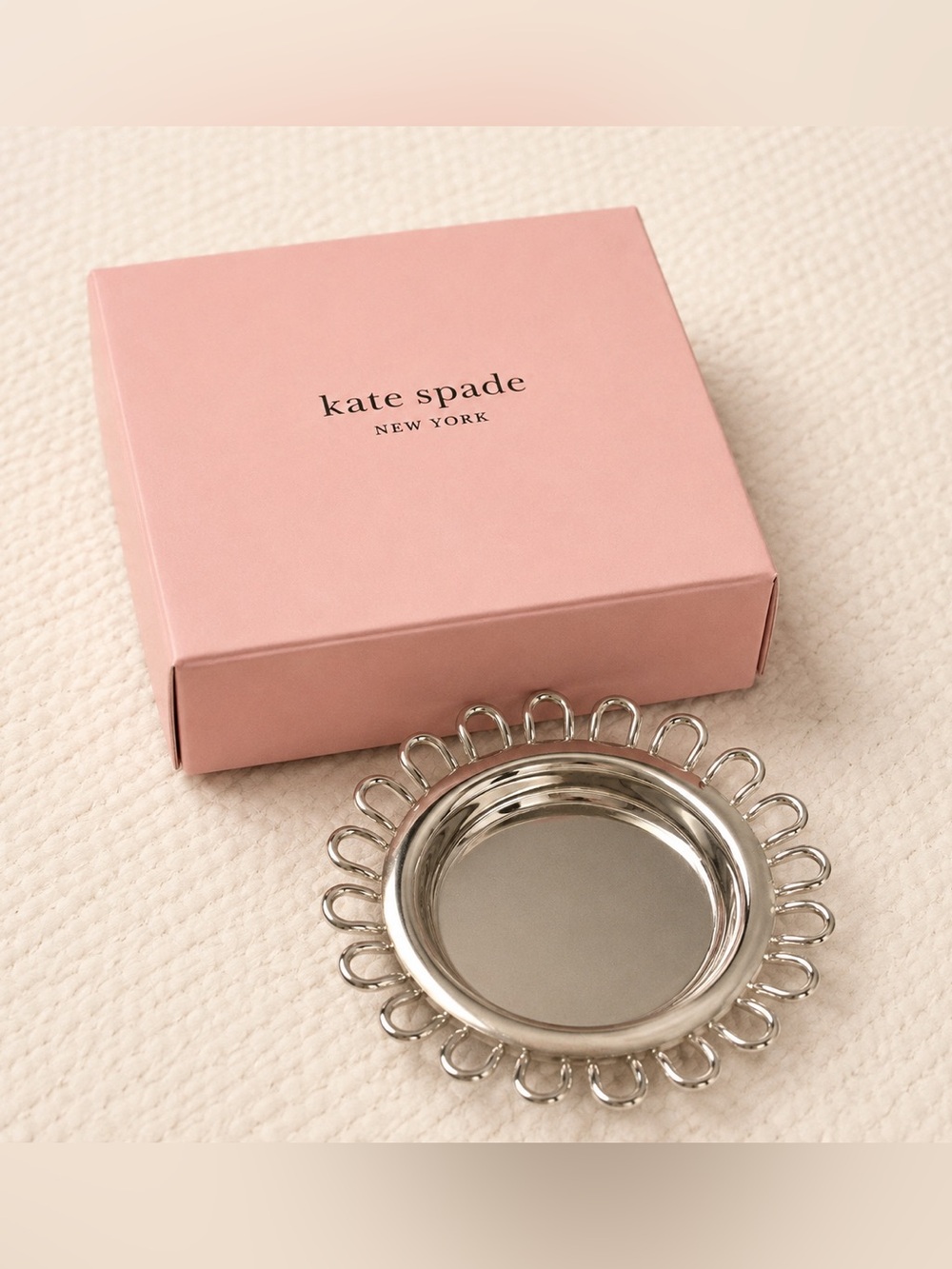 kate spade Silver Ring-Loop Trinket Dish